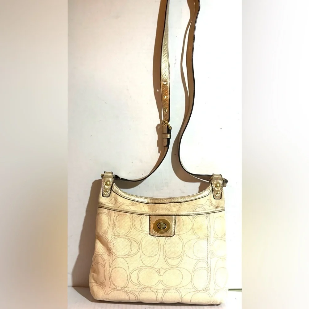 Coach Beige Crossbody Bag